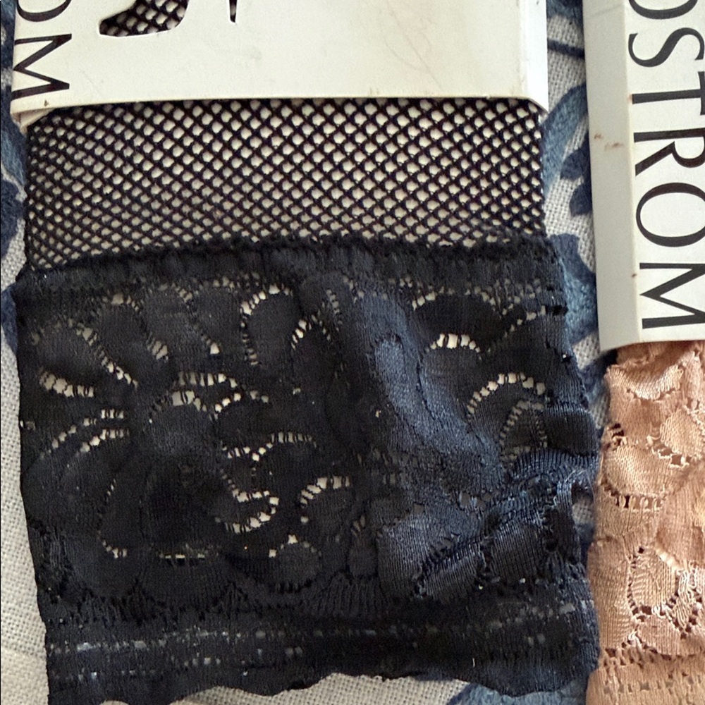 Nordstrom Black and Tan Hosiery package Five trouser socks one tights washable - Picture 2 of 16
